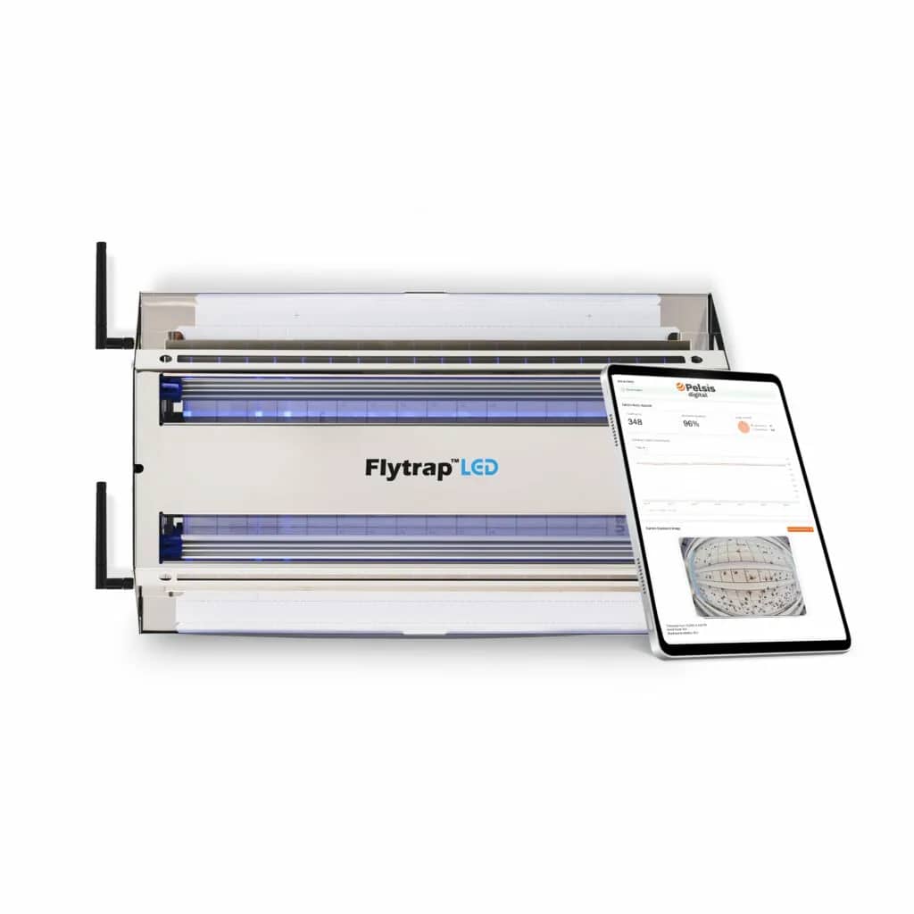Professioneller Flytrap Digital LED UV Fliegenvernichter mit App Steuerung für digitales Schädlingsmonitoring